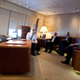 President Obama holds a meeting in the airborne Oval Office in 2011. (White House)